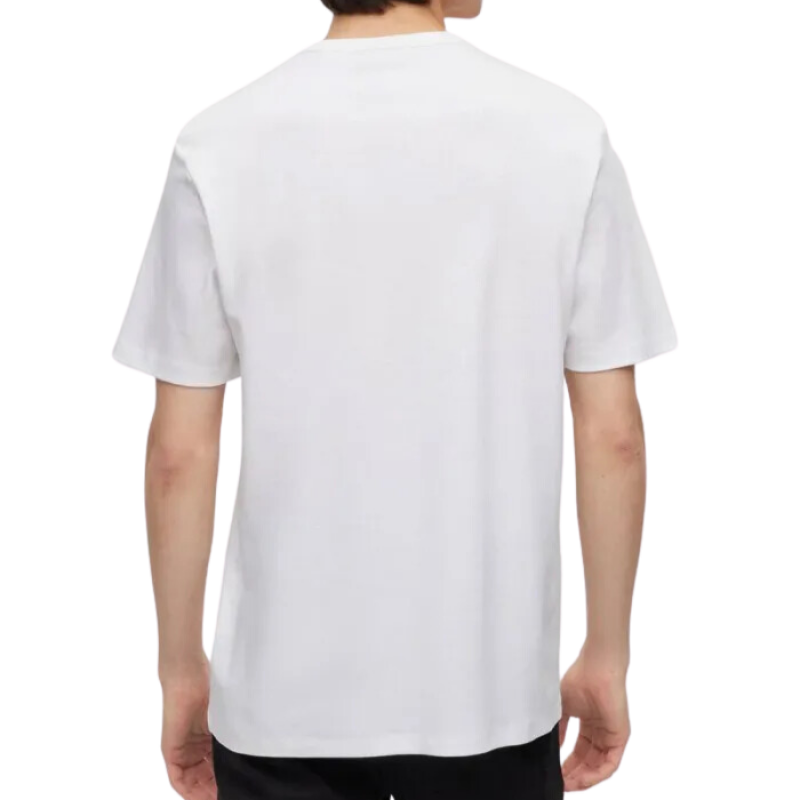 HUGO 50498220 Camisetas Manga corta Hombre Blanco